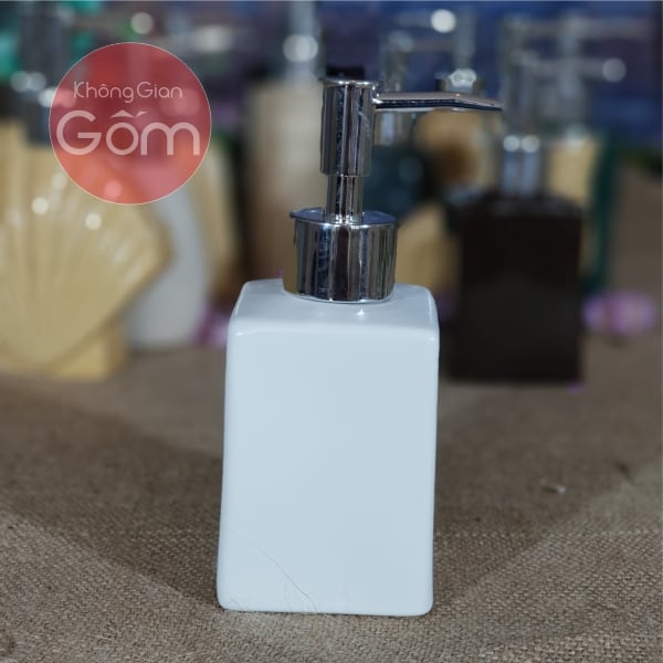 Bình sứ chữ nhật