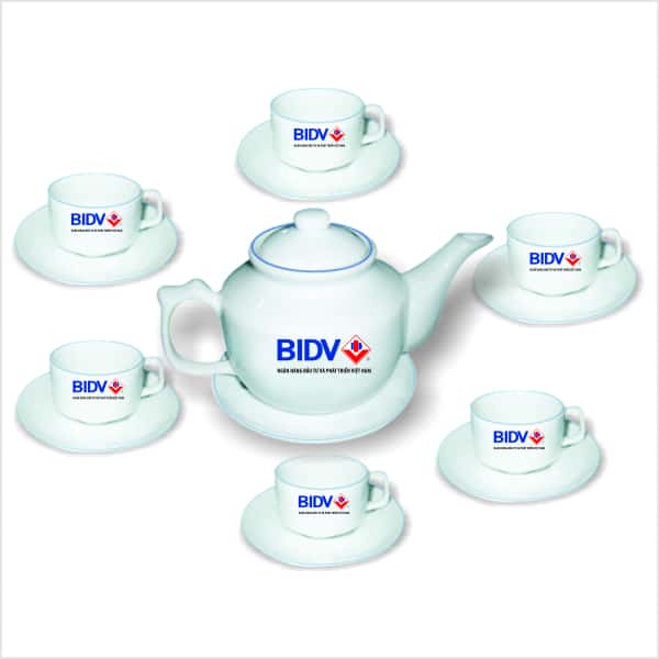 ấm bình trà sứ trắng 4