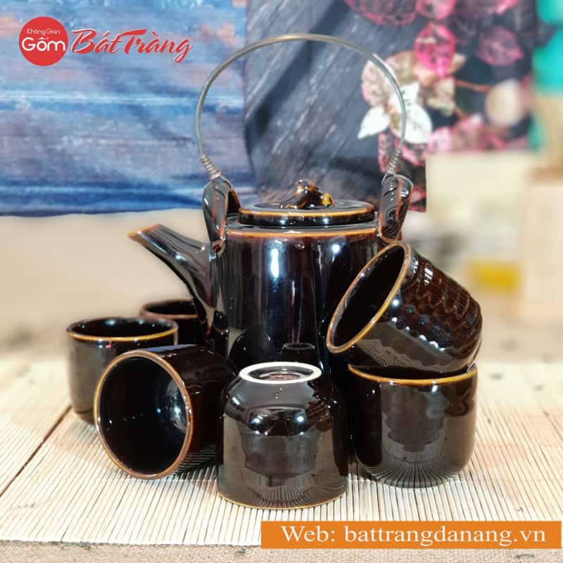 Bộ ấm trà cao chén nhỏ