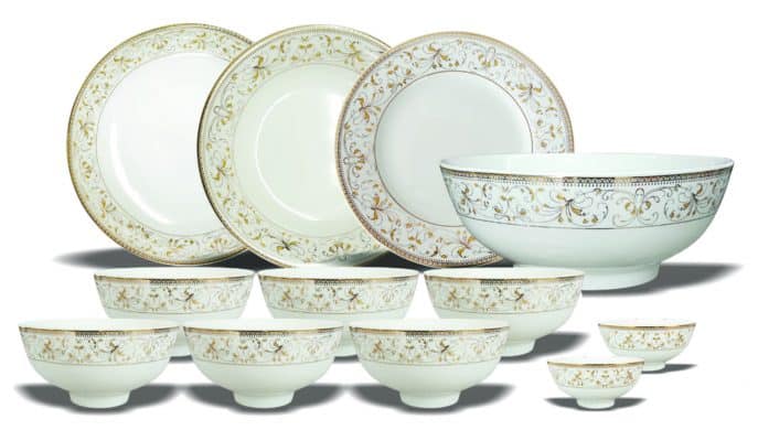 bát đĩa giá rẻ sứ Minh Châu 2