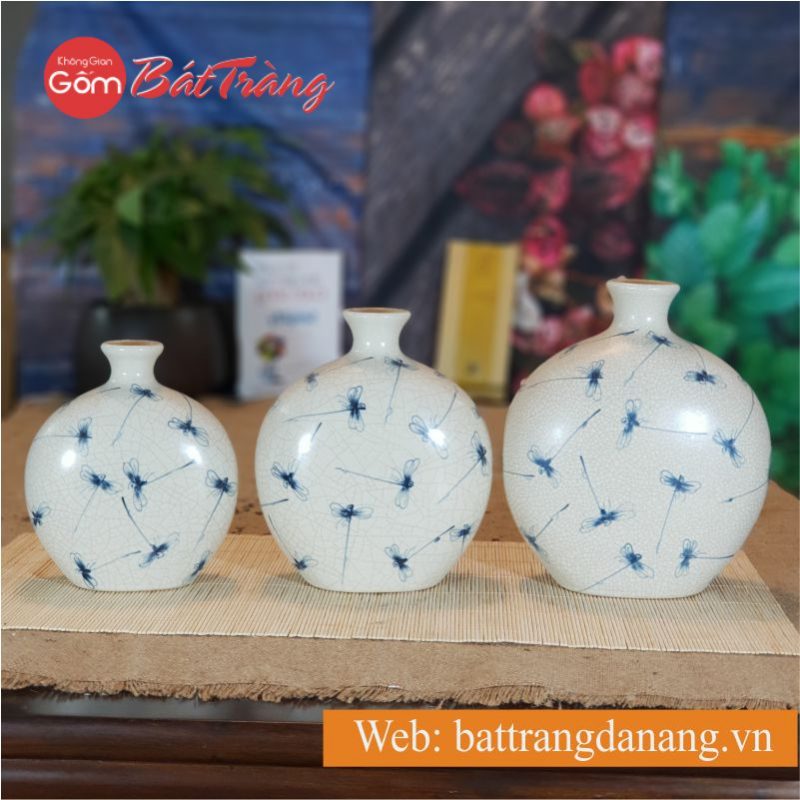 Lọ dẹt vẽ chuồn chuồn