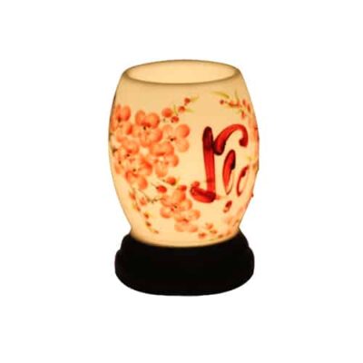 Mẫu Đèn Tinh Dầu Vẽ  Thư Pháp Chữ Lộc