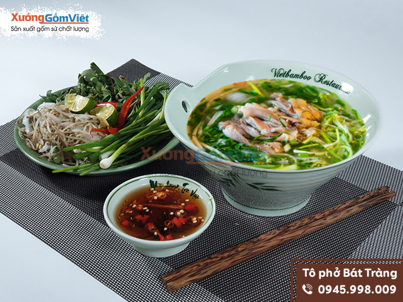 Tô đựng phở in logo