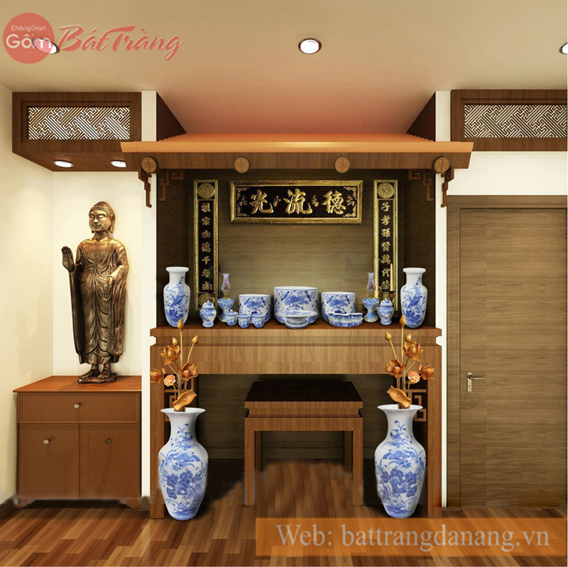 Bộ Đò thờ men xanh