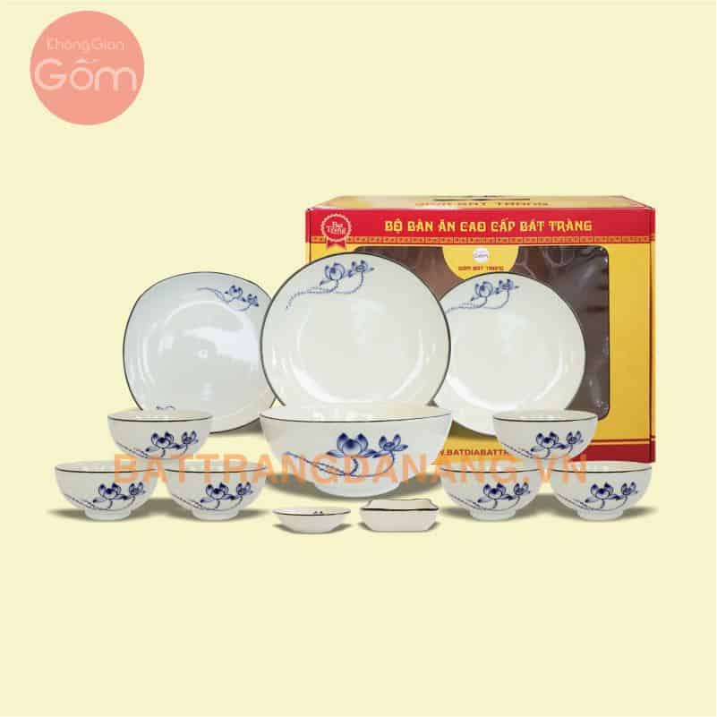 Bộ bàn ăn Bát Tràng cao cấp