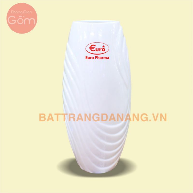 Bình hoa sứ trắng 