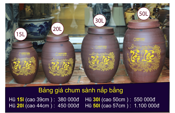  Bình ngâm rượu đất nung có bán ở đâu tại Đà Nẵng