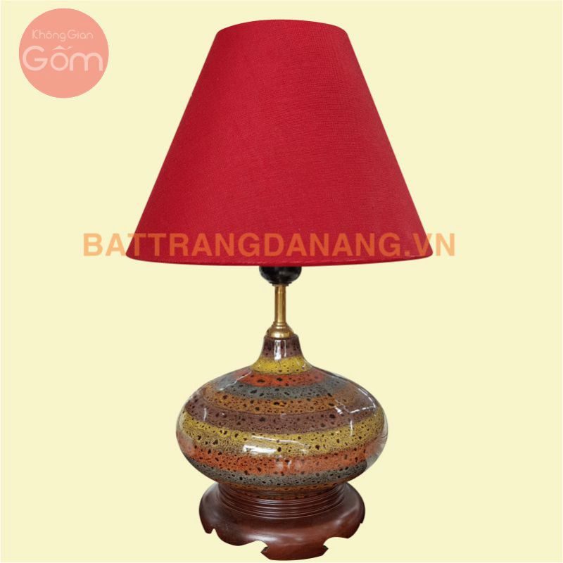 Đèn ngủ gốm sứ Bát Tràng