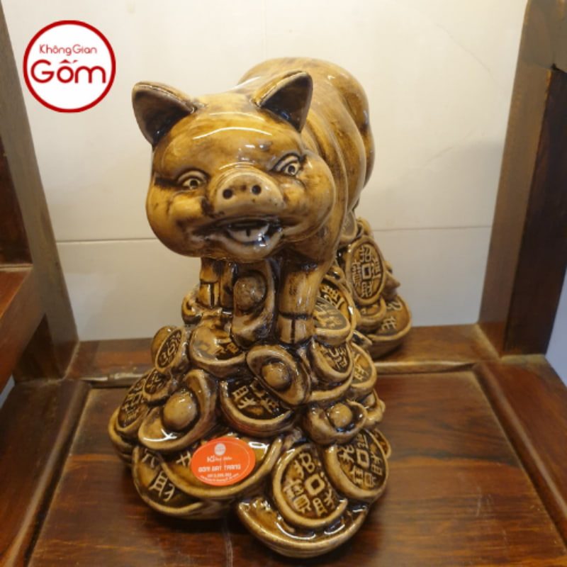Tượng Lợn bằng sứ