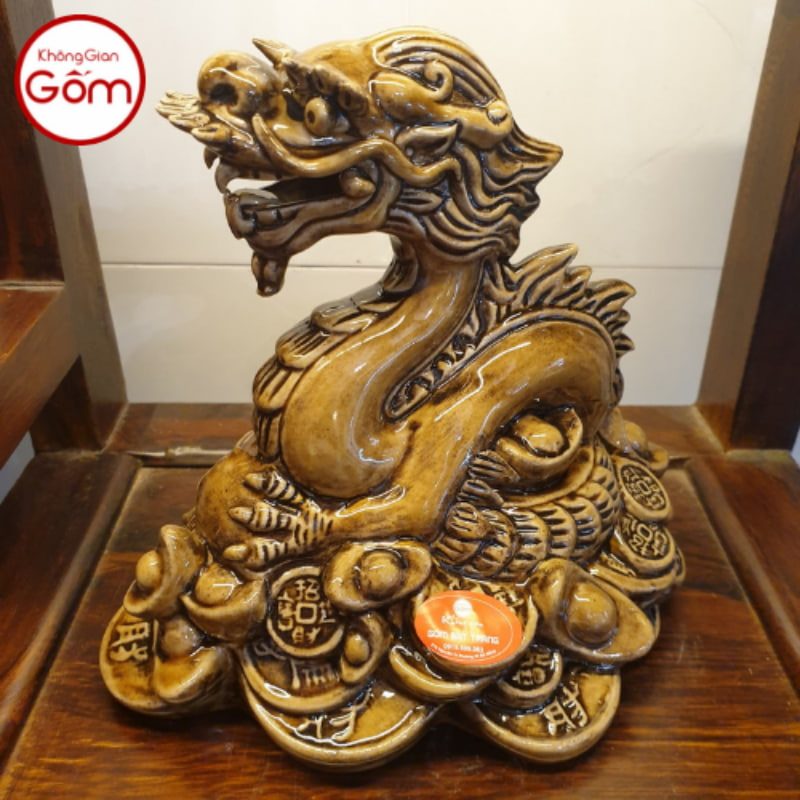 Tượng Rồng bằng sứ Bát Tràng