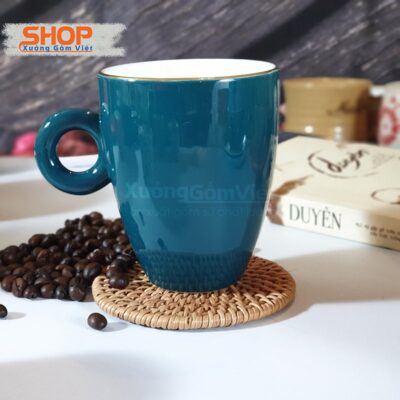 Tách đựng cafe latte sứ cao cấp