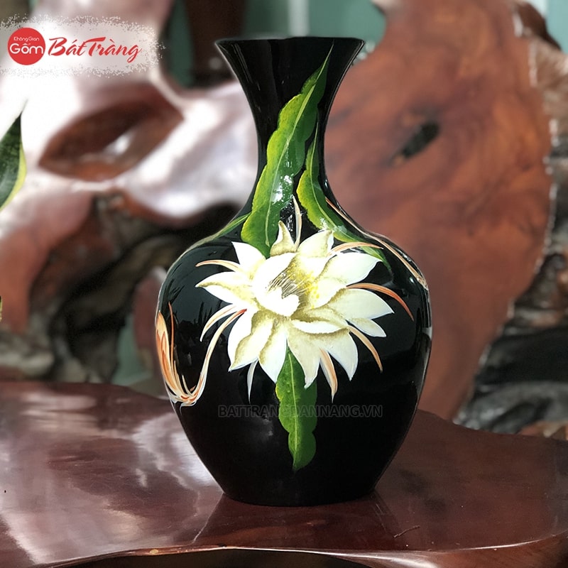 Tỏi béo vẽ 3D sứ Bát Tràng