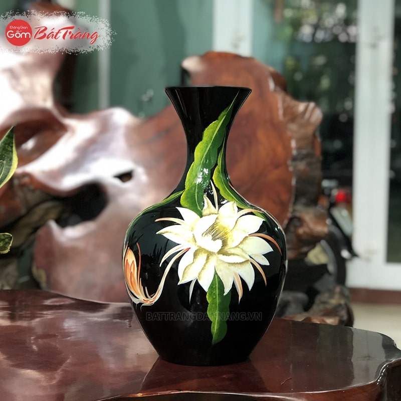 Tỏi béo vẽ 3D sứ Bát Tràng