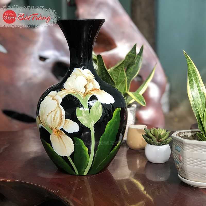 Tỏi béo vẽ 3D sứ Bát Tràng