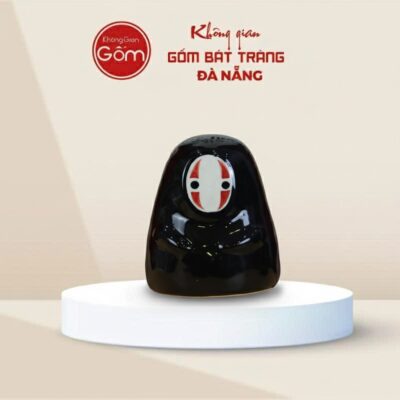 Ống tiết kiệm Bát Tràng hình vô diện màu đen - Ảnh đại diện
