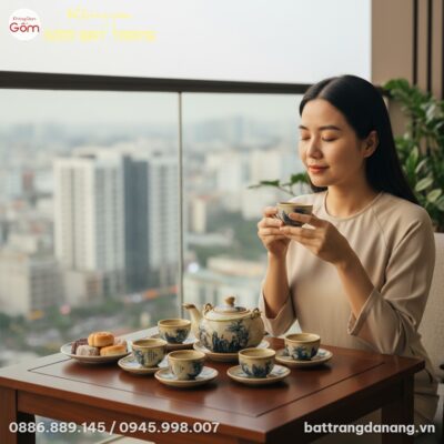 Một người phụ nữ Việt Nam trong trang phục áo d...