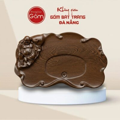 Khay Pha Trà Gỗ Vân Mây Chạm Phật Di Lặc An Lạc BT-KT07 - Ảnh đại diện