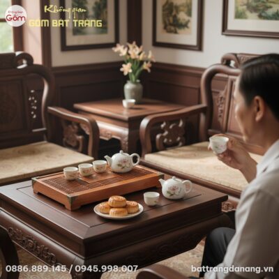 Phòng khách hiện đại kiểu Việt Nam với nội thất...