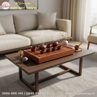 Một buổi trà chiều thanh tao tại phòng khách că...