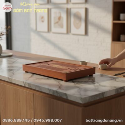 Một góc tĩnh lặng trong quán trà đạo phong cách...