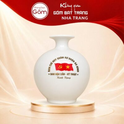 Bình Hút Lộc Thuận Buồm Xuôi Gió Men Trắng In Logo NT-HLQT03 - Ảnh đại diện