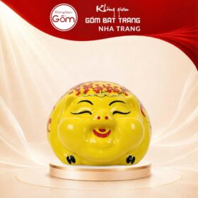 Heo Đất Dáng Phệ Nằm Men Vàng Vẽ Tay Chữ Phúc Lộc Hoa Mai NT-HD02 - Ảnh đại diện