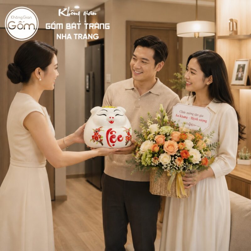 Heo đất dáng phệ đứng chữ Lộc