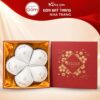Khay mứt dáng hoa khế kèm khay mây in logo quà tặng tết NT-KMQT03 - Ảnh đại diện
