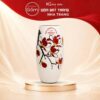 Lọ Hoa Gốm Sứ Men Xước Vẽ Mộc Lan In Logo NT-LHQT02 - Ảnh đại diện