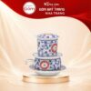 Phin Cà Phê Gốm Sứ Bát Tràng Vẽ Tay Họa Tiết Hoa Cúc Men Lam NT-PCF03 - Ảnh đại diện