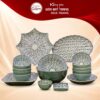 Bộ bát đĩa gia đình 18 món men lục bảo xanh ngọc NT-BD10 - Ảnh đại diện