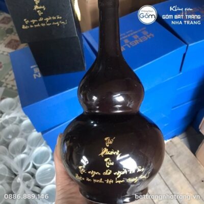 Nậm Rượu Hồ Lô In Logo