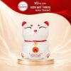 Ống Tiết Kiệm Mèo Thần Tài Sứ Trắng Bát Tràng In Logo NT-HDQT01