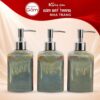 Bộ dụng cụ nhà tắm gốm sứ Bát Tràng 3 sản phẩm men hoả biến màu xanh lơ nhạt NT-BNT08 - Ảnh đại diện