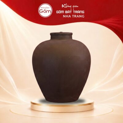 Chum ngâm rượu sành trơn cao cấp Bát Tràng NT-CR04 - Ảnh đại diện