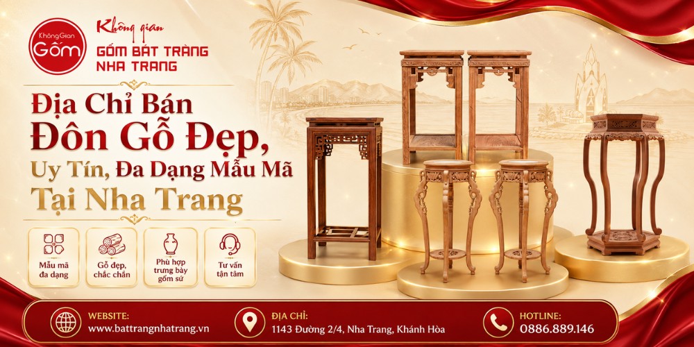 Địa chỉ bán đôn gỗ giá tốt tại Nha Trang