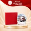 Đĩa sứ biểu trưng quà tặng in logo men sứ trắng in hình ảnh trụ sở doanh nghiệp phi 23 NT-ĐBT04 - Ảnh đại diện