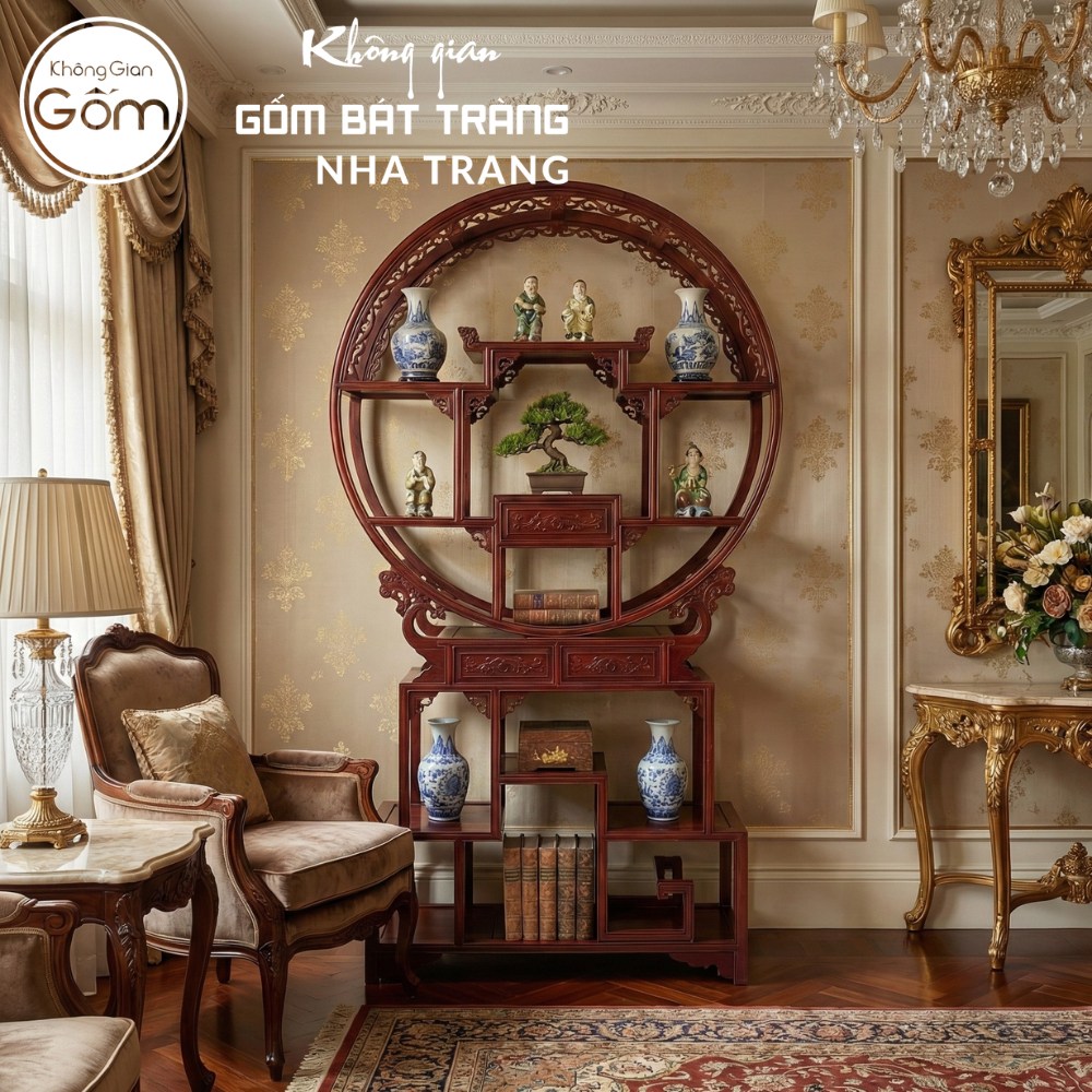 Kệ gỗ trưng bày