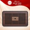 Khay gỗ đựng bộ trà hình chữ nhật khắc hoạ tiết kỷ hà NT-KBT06 - Ảnh đại diện