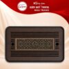 Khay gỗ đựng bộ trà hình chữ nhật khắc hoạ tiết vạn thọ giao hoà vàng kim NT-KBT04 - Ảnh đại diện