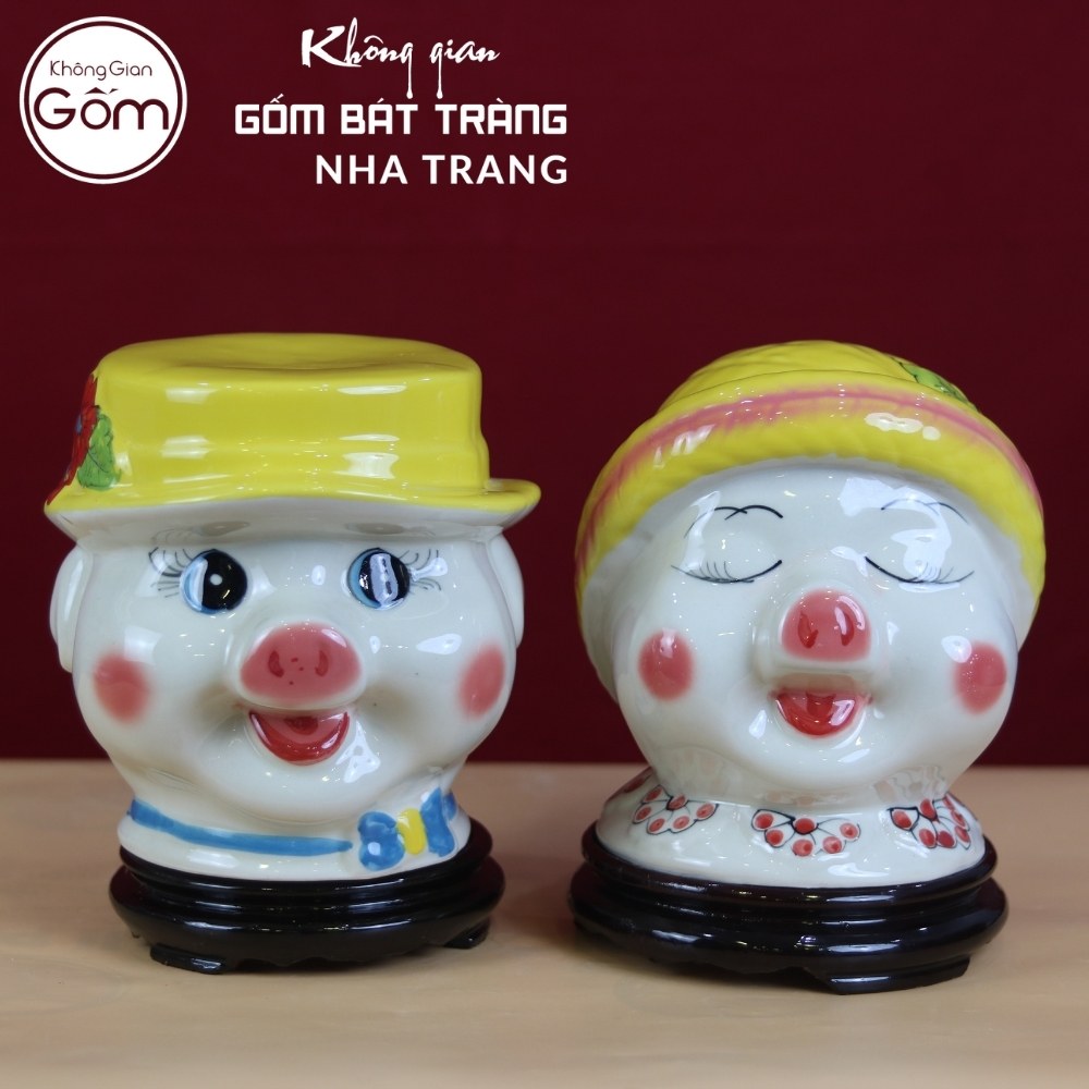 Heo đất gốm sứ Bát Tràng