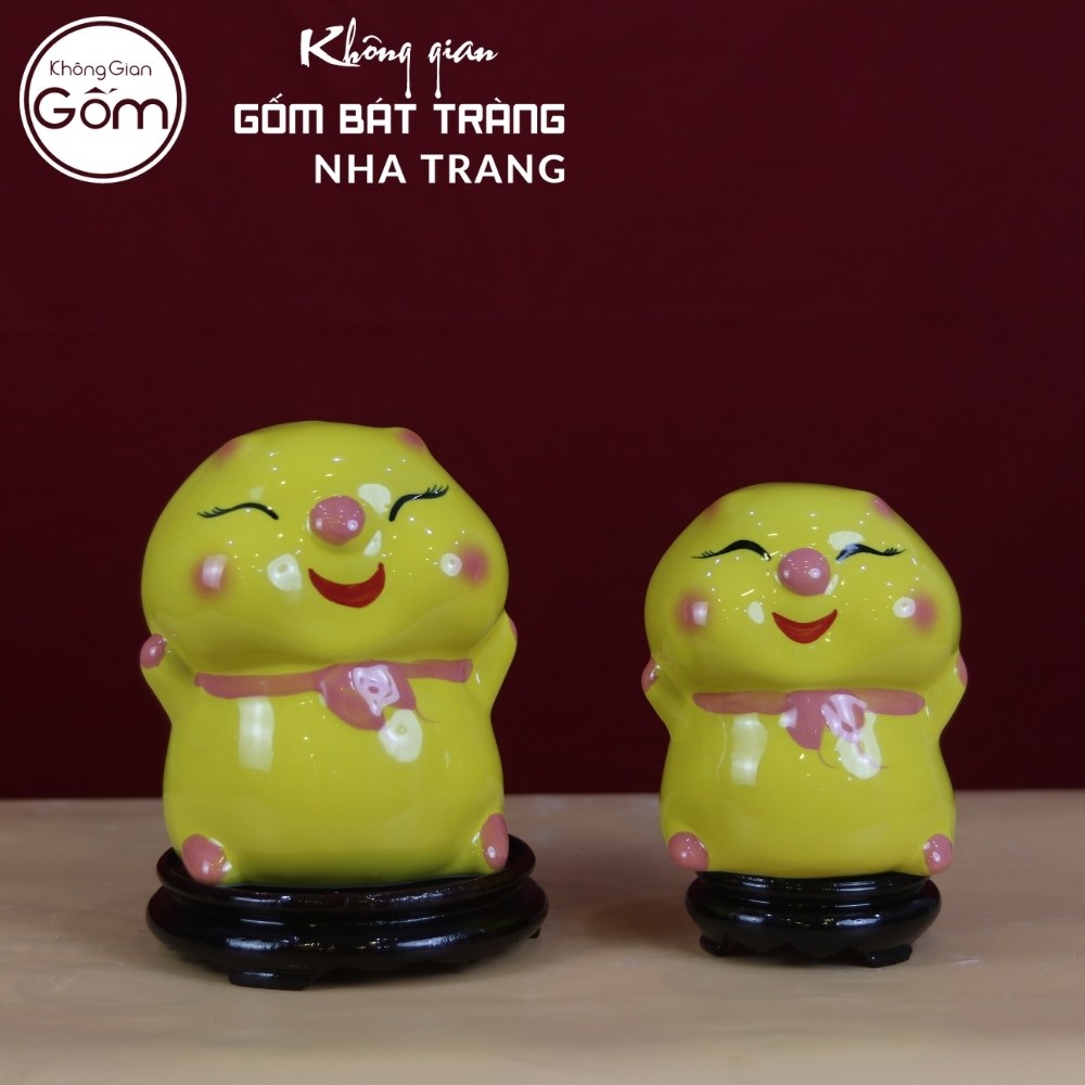 Heo đất gốm sứ Bát Tràng