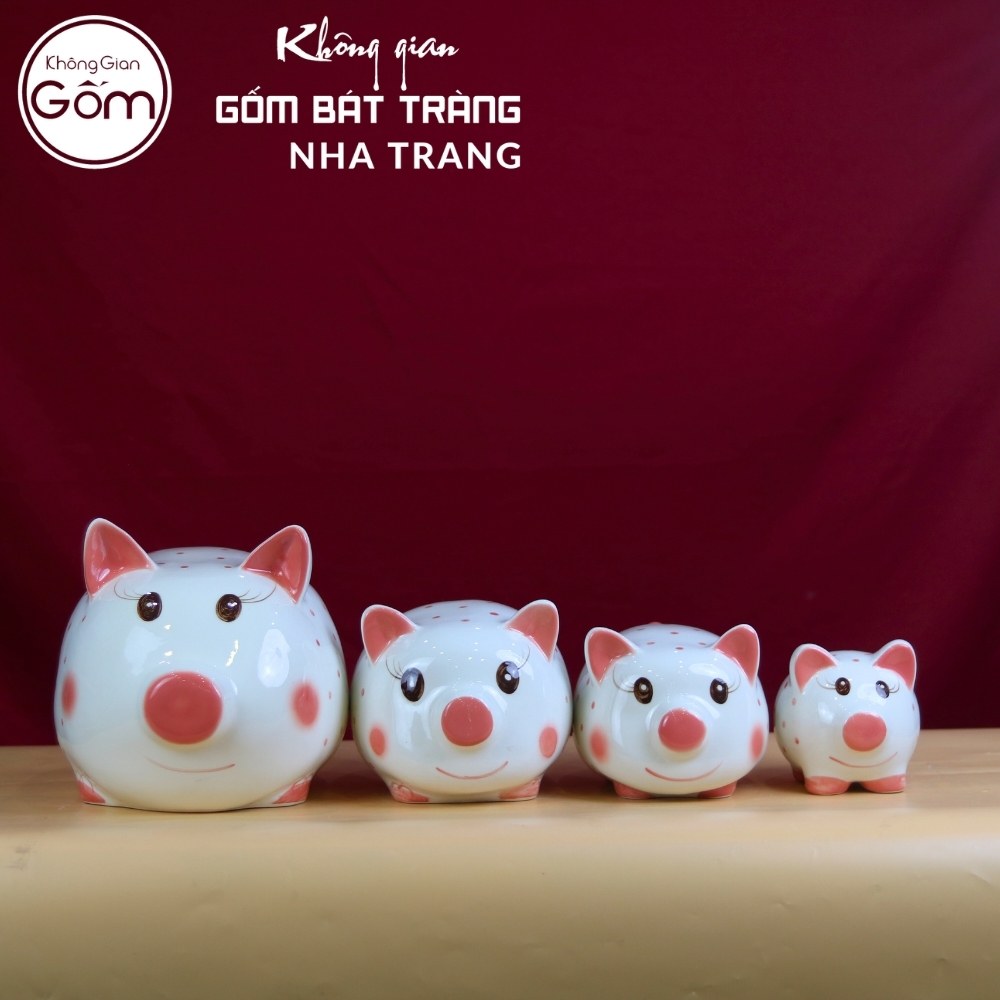 Heo đất gốm sứ Bát Tràng
