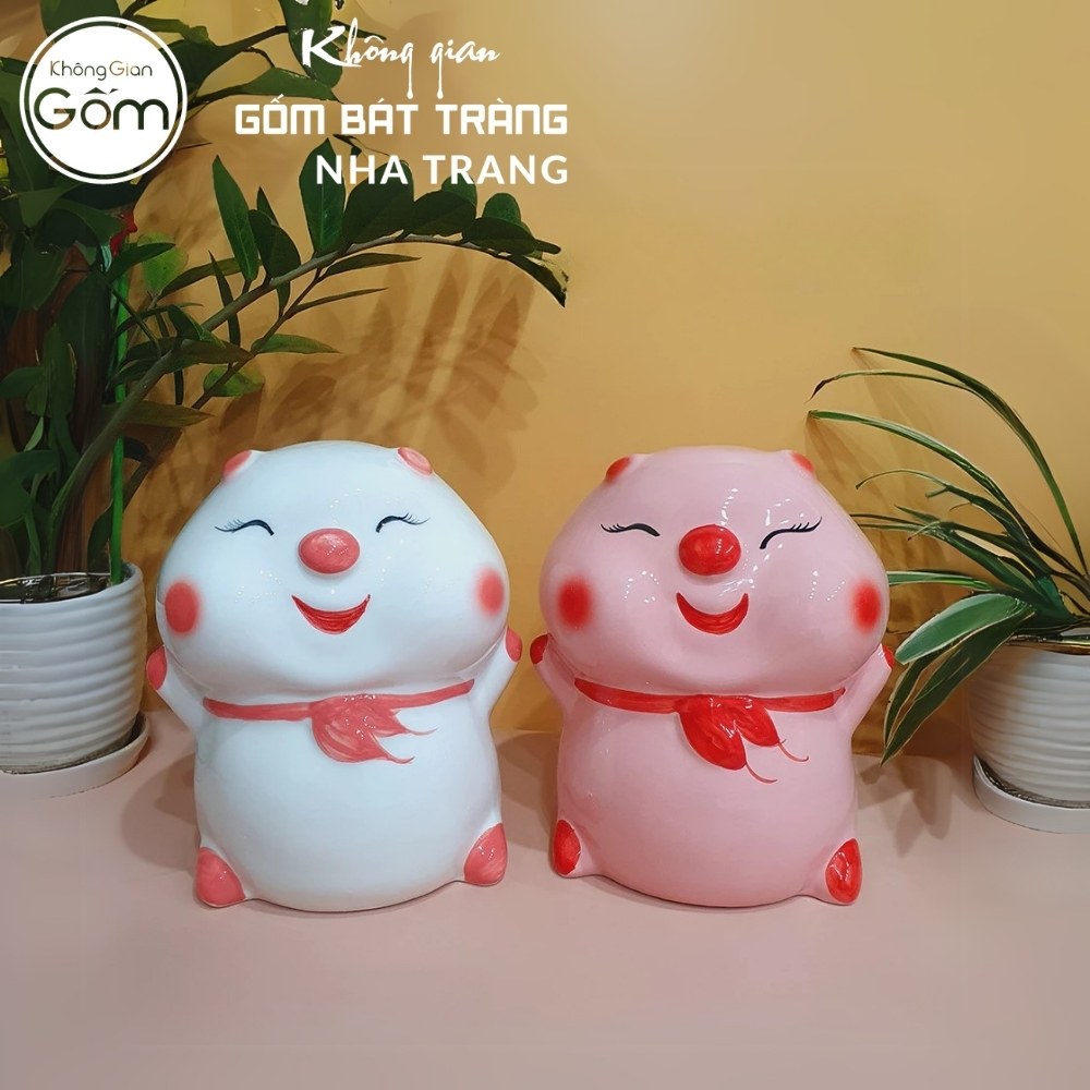 Heo đất gốm sứ Bát Tràng