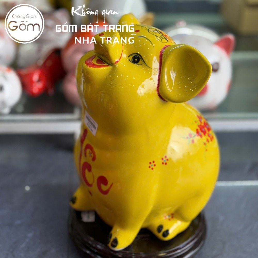 Heo đất gốm sứ Bát Tràng