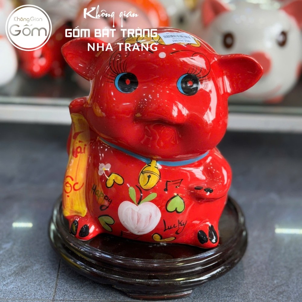 Heo đất gốm sứ Bát Tràng