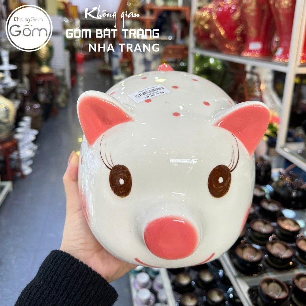 Heo đất gốm sứ Bát Tràng