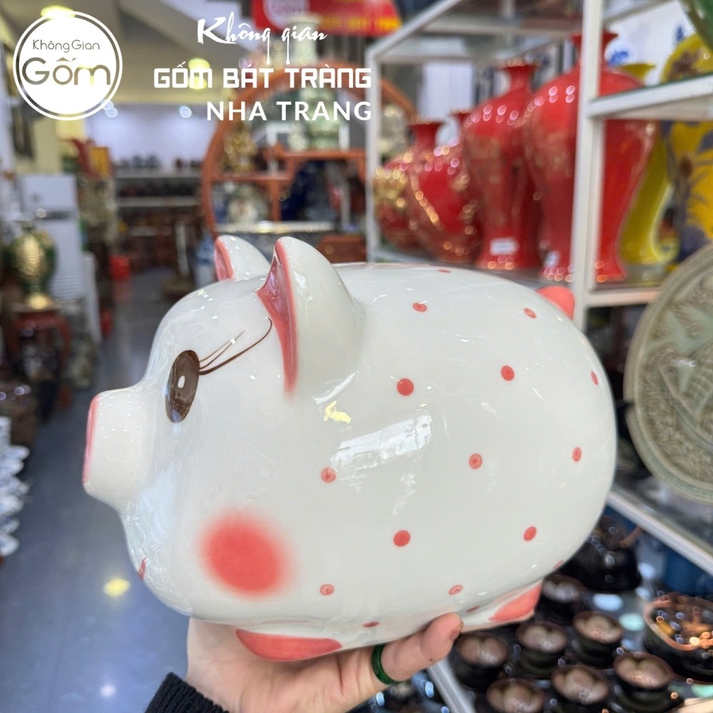 Heo đất gốm sứ Bát Tràng