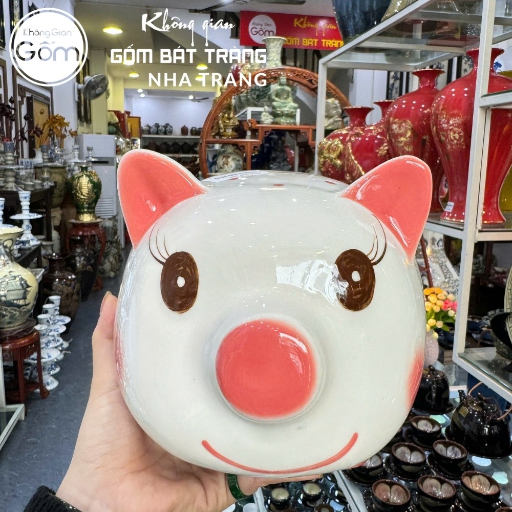 Heo đất gốm sứ Bát Tràng