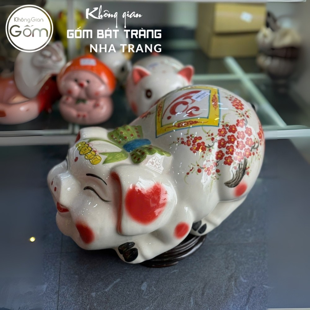 Heo đất gốm sứ Bát Tràng